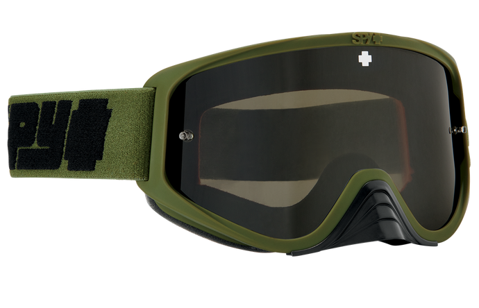 Spy Woot Race MX Reverb Olive - HD Smoke with Black Spectra Mirror  HD Clear